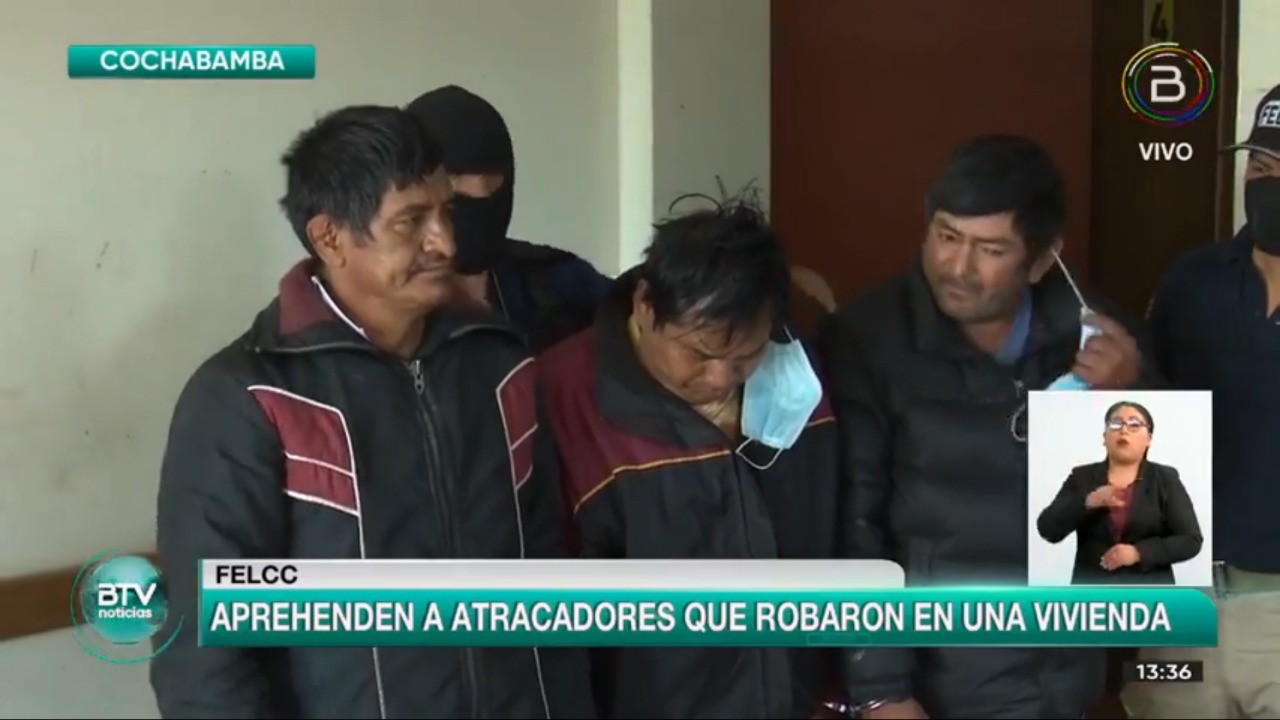 Felcc desarticula banda de atracadores en Cochabamba
