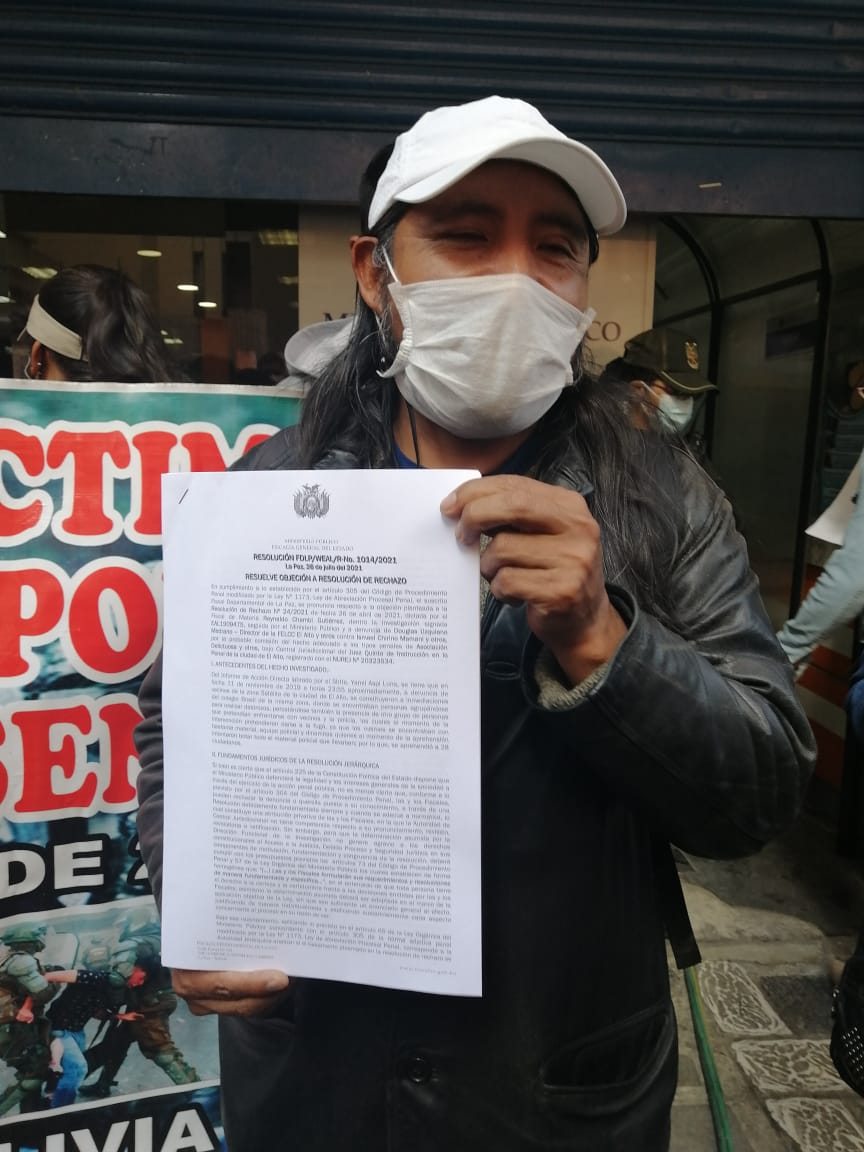 Fiscalía determinan inocencia de 24 procesados por la quema de unidades policiales en la ciudad de El Alto en 2019