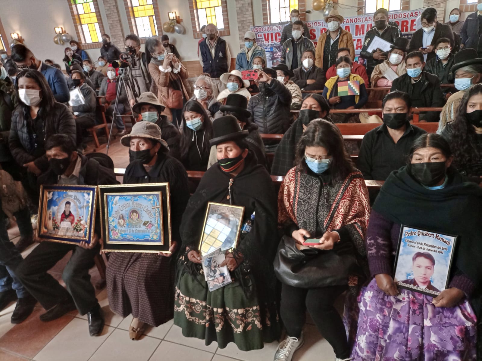 Víctimas de Senkata exigen justicia y cárcel para Áñez, Camacho, Mesa y Albarracín