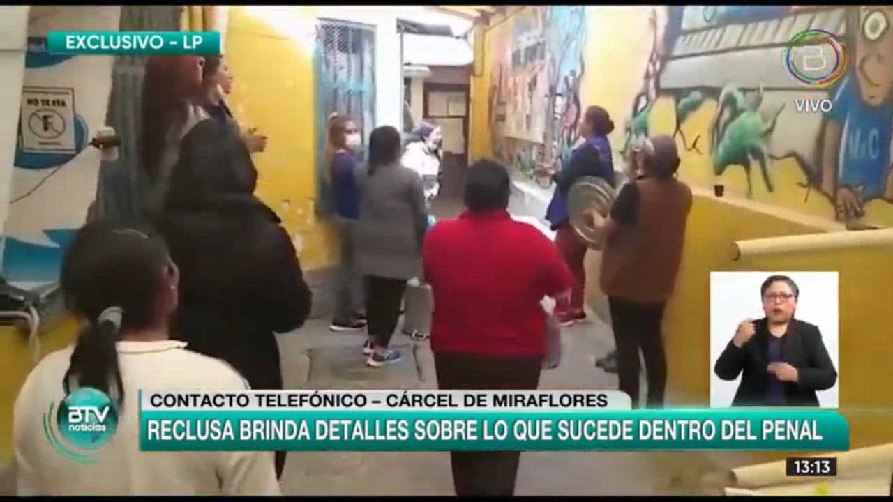 Reclusas se declaran en emergencia por el “trato preferencial” que recibe Jeanine Añez y advierten con radicalizar sus protestas