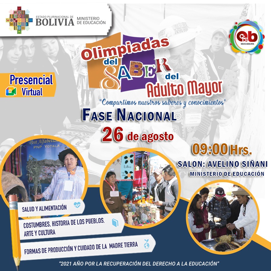 Olimpiadas del Saber: 27 adultos mayores de todo el país difundirán sus saberes y experiencias