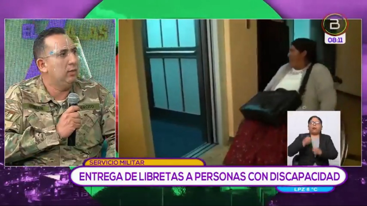 Por primera vez las mujeres con discapacidad se beneficiarán con la entrega gratuita de libretas de servicio militar