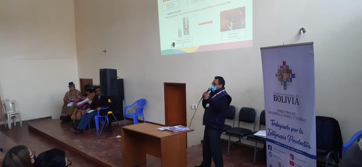 Ministerio de Desarrollo Rural promueve el crédito SIBOLIVIA en municipios de La Paz