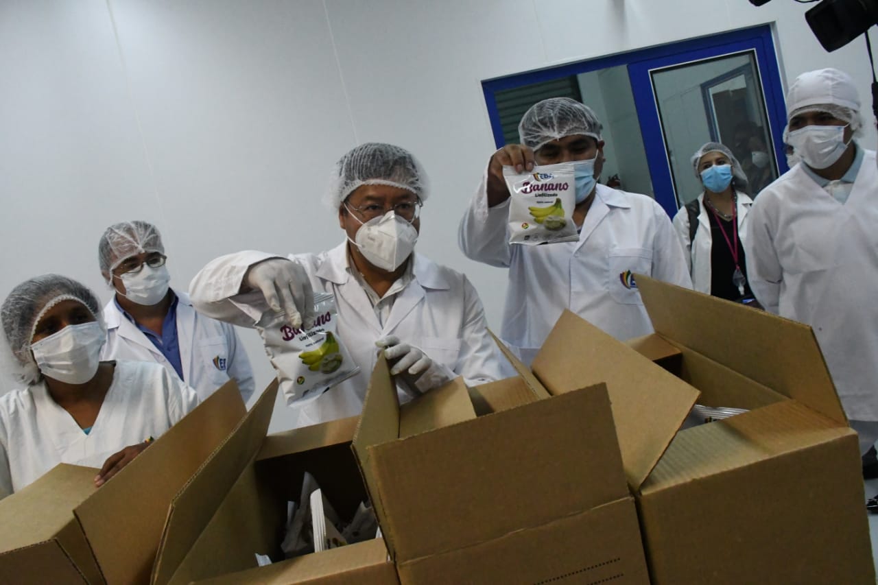 Villa Tunari inaugura planta liofilizadora de frutas construida con inversión de más de Bs 46,2 millones