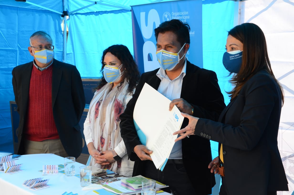 Entregan al PAI equipamiento por un valor de Bs 8,5 millones