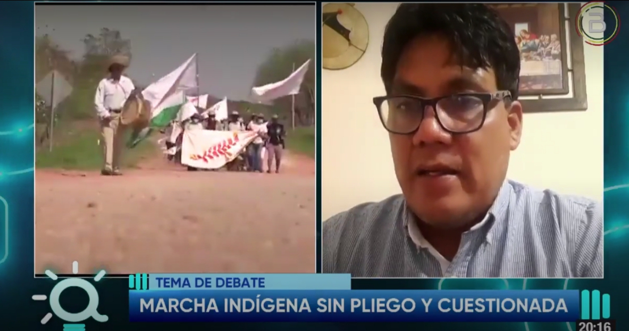 Diputado Arce: Sectores de oposición instrumentalizan marcha indígena con fines políticos