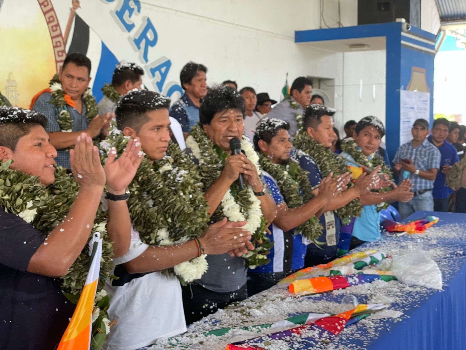 Evo Morales es ratificado como Presidente de la Coordinadora de la Seis Federaciones del Trópico de Cochabamba