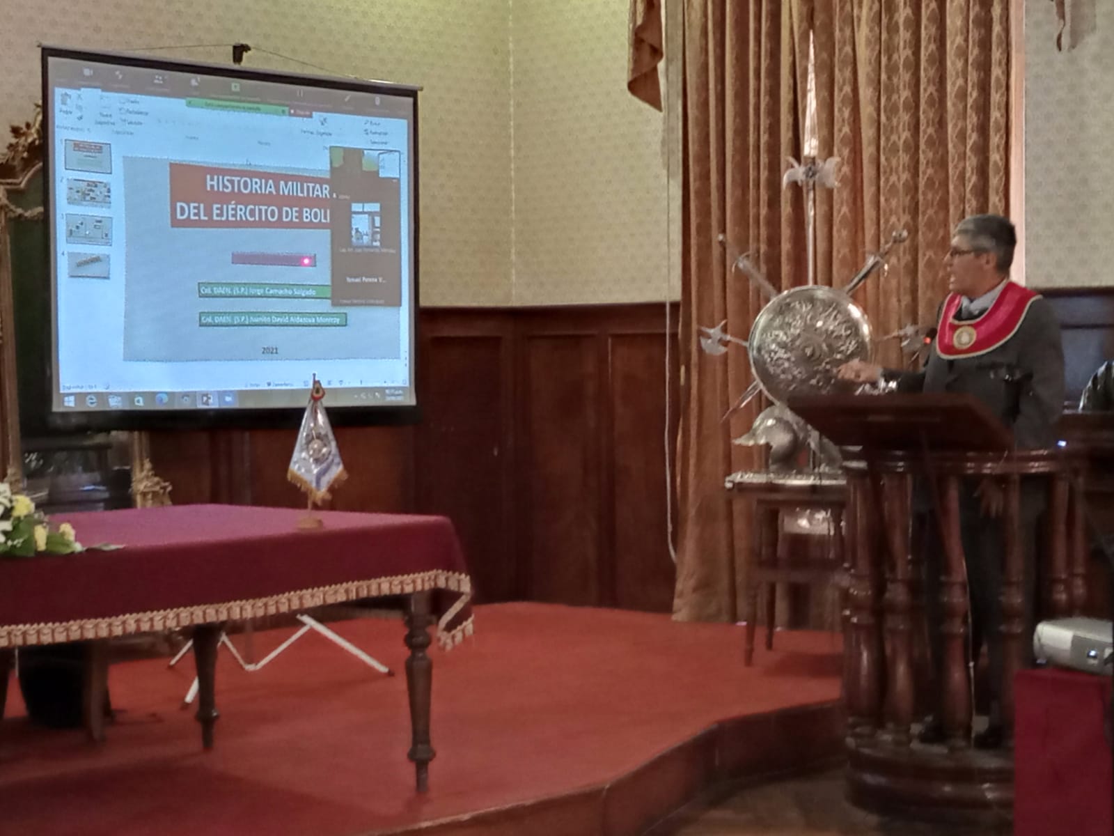 Academia Boliviana de Historia Militar inicia ciclo de videoconferencias a nivel nacional
