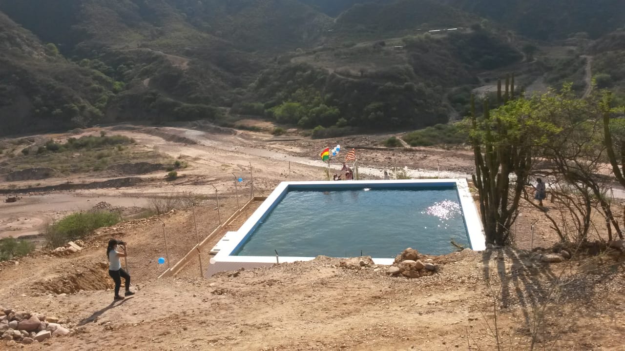 Sucre recibe más de Bs 1 millón en infraestructura para micro riego