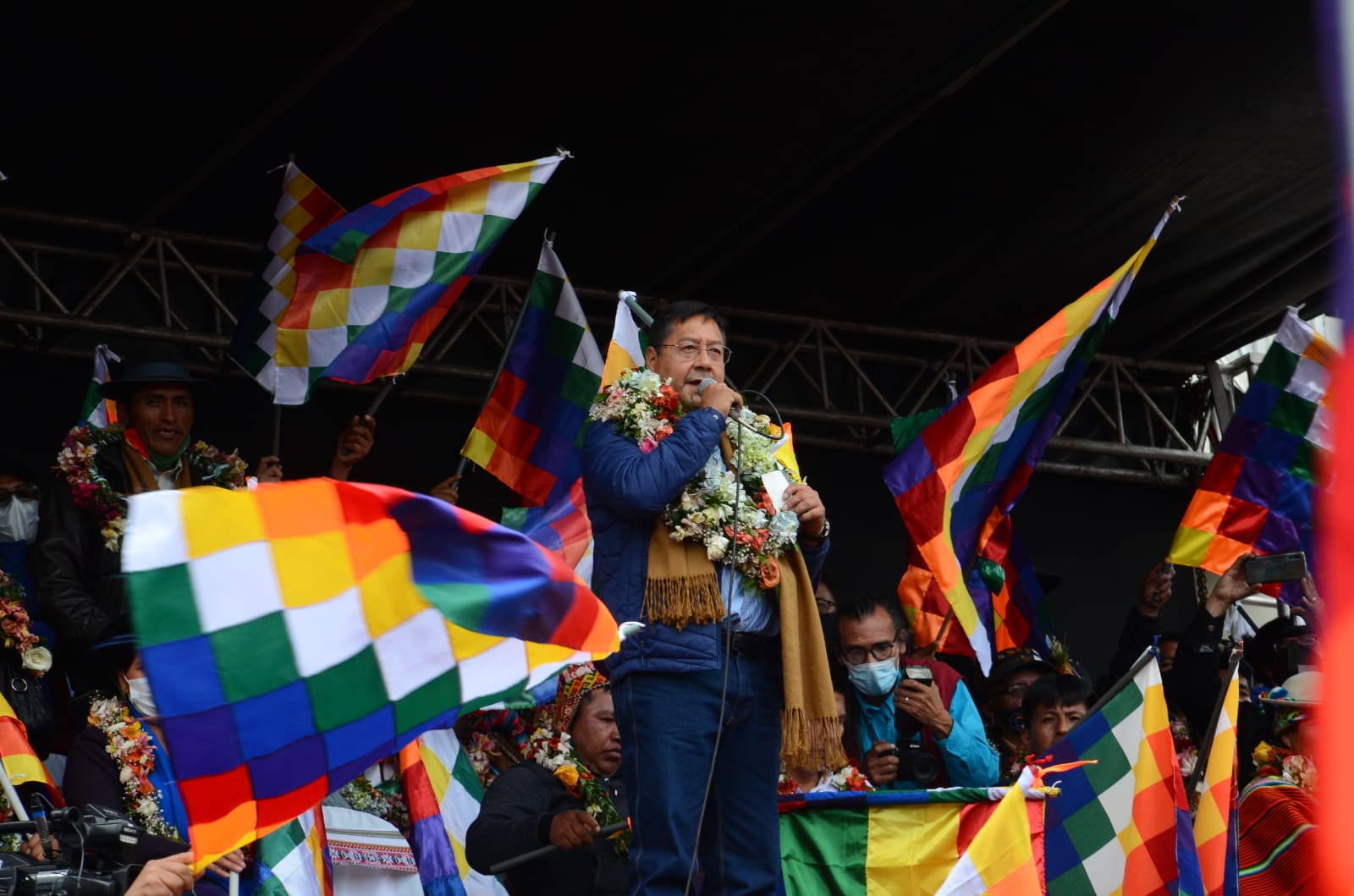 Presidente Arce destaca la recuperación de la democracia a un año de la victoria en las urnas