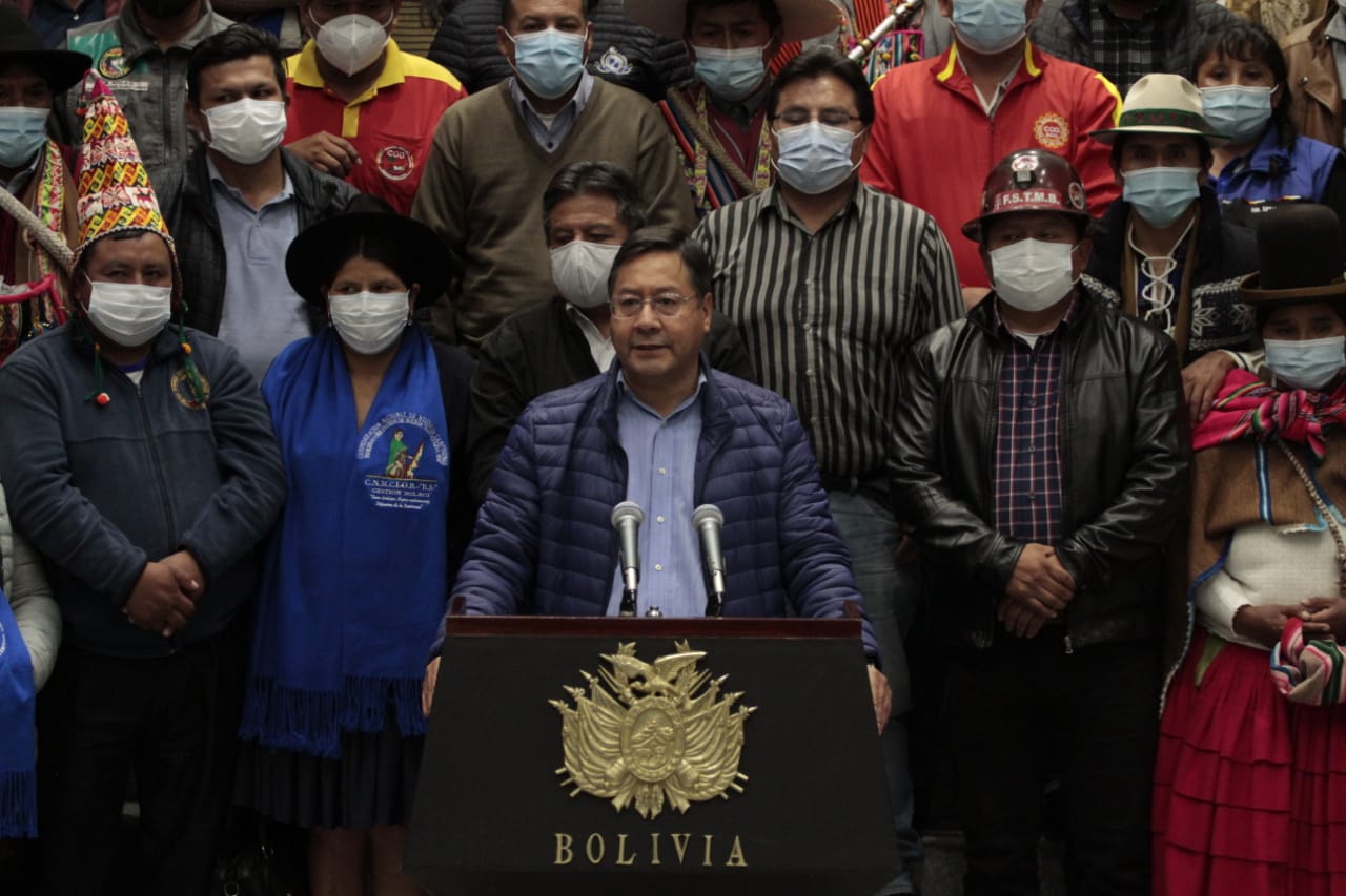 COB y Pacto de Unidad ratifican apoyo al Gobierno de Luis Arce y declaran emergencia ante intentos desestabilizadores (adelanto)