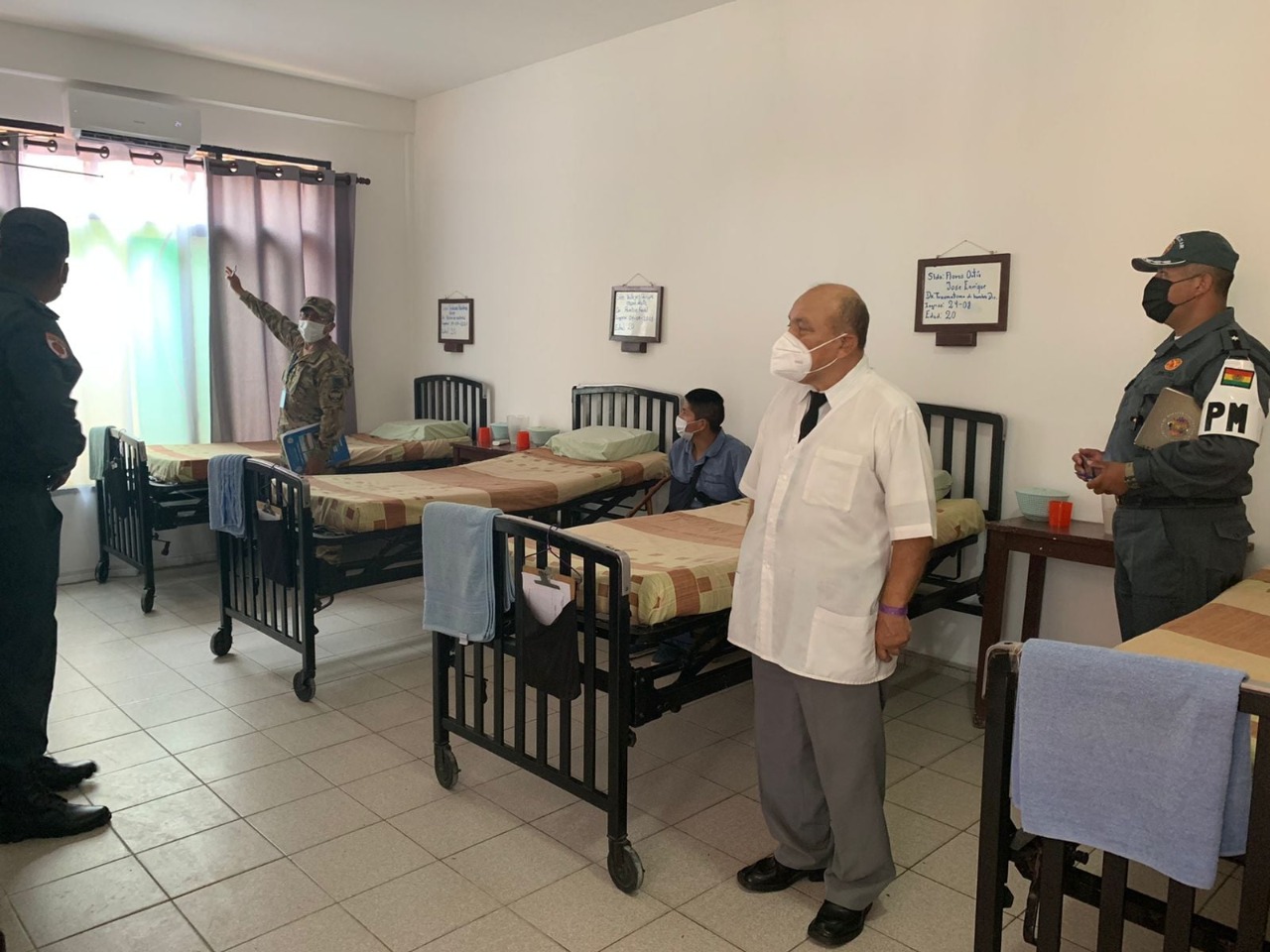 Verifican buenas condiciones de salubridad en el Regimiento de Policía Militar “Tte. Amezaga” de Santa Cruz