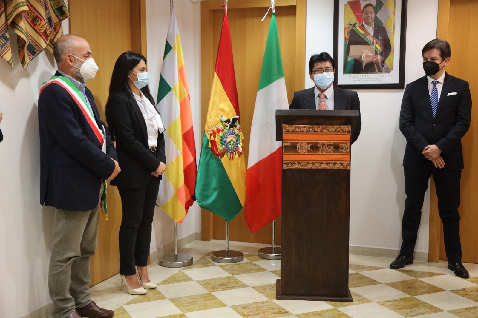 Cancillería boliviana inaugura Viceconsulado en Bérgamo por la importante presencia de connacionales en esa ciudad italiana