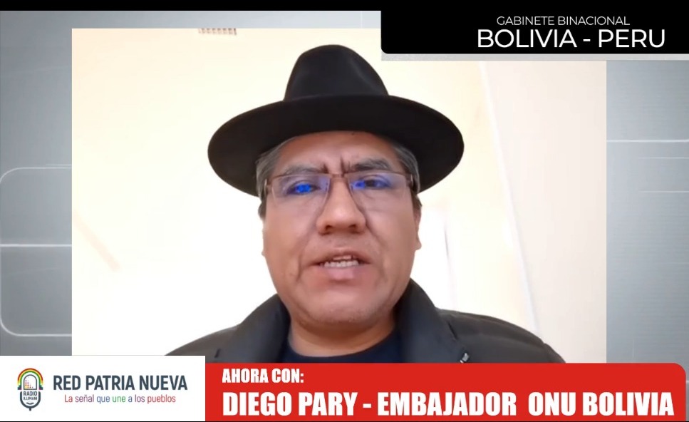 Embajador Pary asevera que el encuentro Bolivia - Perú demuestra que las relaciones internacionales “levantan vuelo”