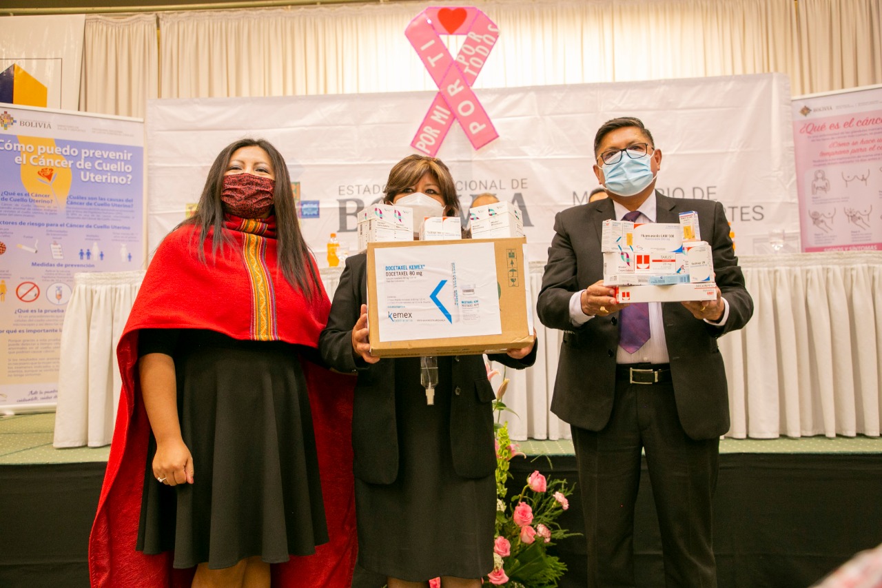 Gobierno destina Bs 44 millones mediante el SUS para el tratamiento de quimioterapia gratuita a personas adultas con cáncer