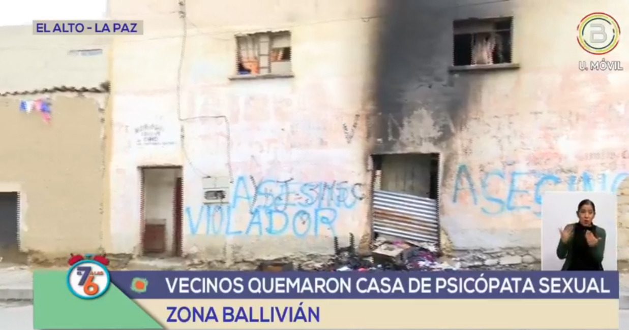 El Alto: Vecinos de Ballivián exigen que familiares del psicópata sexual desalojen vivienda donde estaban enterradas dos víctimas