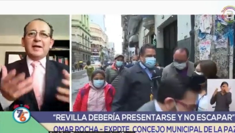 Expresidente del Concejo de La Paz señala que Revilla busca impunidad en la clandestinidad