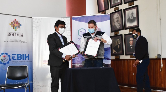 YLB, EBIH y la UMSS suscriben acuerdos de fortalecimiento y cooperación