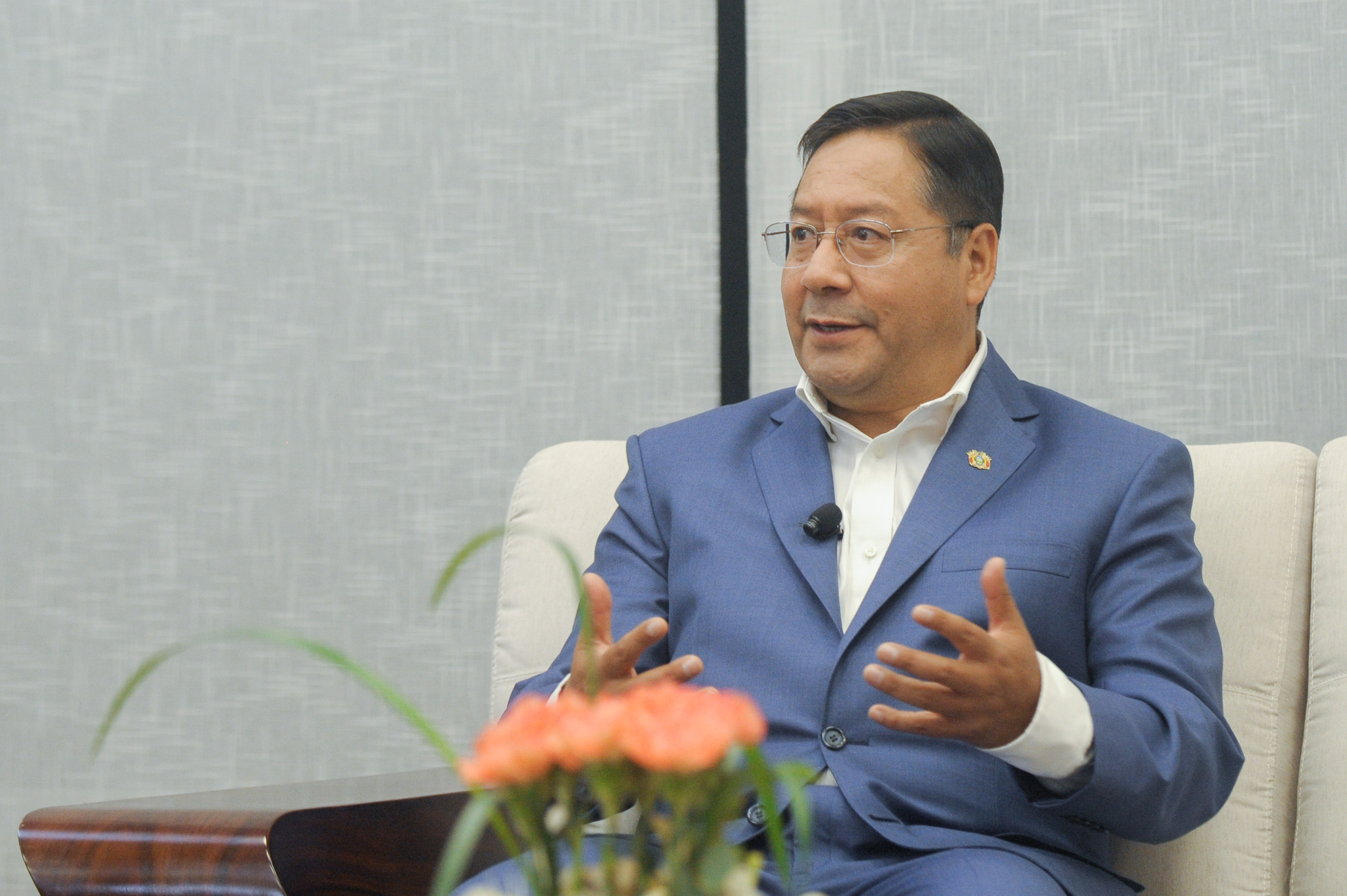 Arce afirma que hay resultados favorables en los tres principales desafíos que tenía el país: lucha contra el COVID-19, educación y reactivación económica