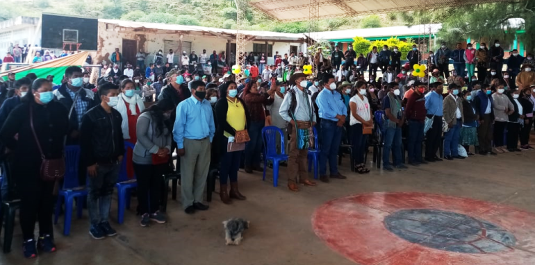 Posesionan a las autoridades del segundo autogobierno indígena del departamento de Santa Cruz