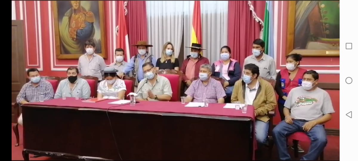 Montes: Gobernación y alcaldes de Tarija llegan a un acuerdo sobre la creación de una nueva norma