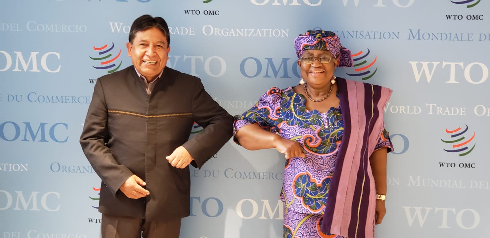 Vicepresidente se reúne con la OMC para viabilizar exención de disposiciones respecto a derechos de propiedad intelectual