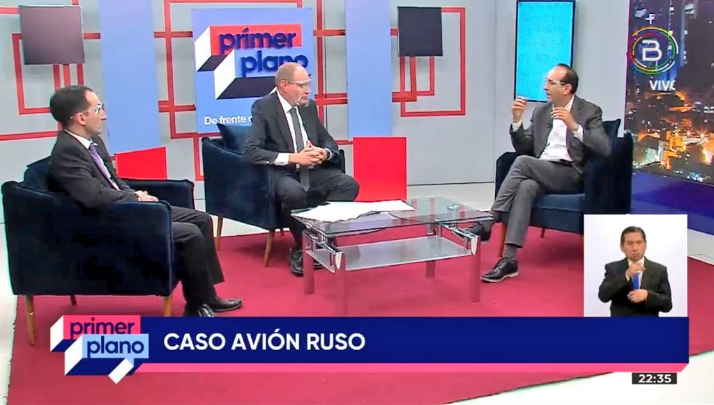 Blanco: Exministros de Áñez sabían del riesgo de arbitraje por el avión ruso, pero no hicieron nada
