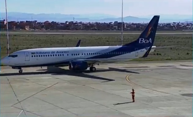 Avión de BoA se dirige a India para recoger 20 toneladas de medicamentos