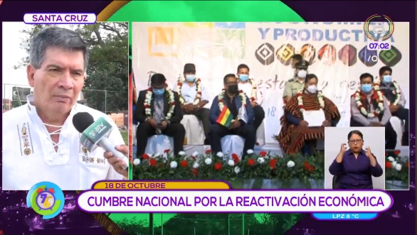 Borda: Santa Cruz prepara propuestas rumbo a la Cumbre Nacional para la Reconstrucción Económica y Productiva