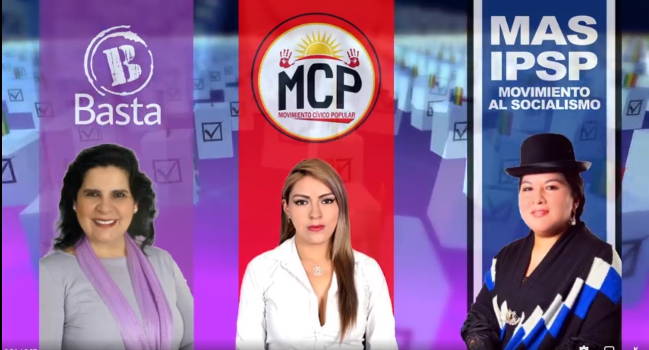 Candidatas a primeras concejalías del MAS, MPC y BASTA, exponen sus propuestas electorales
