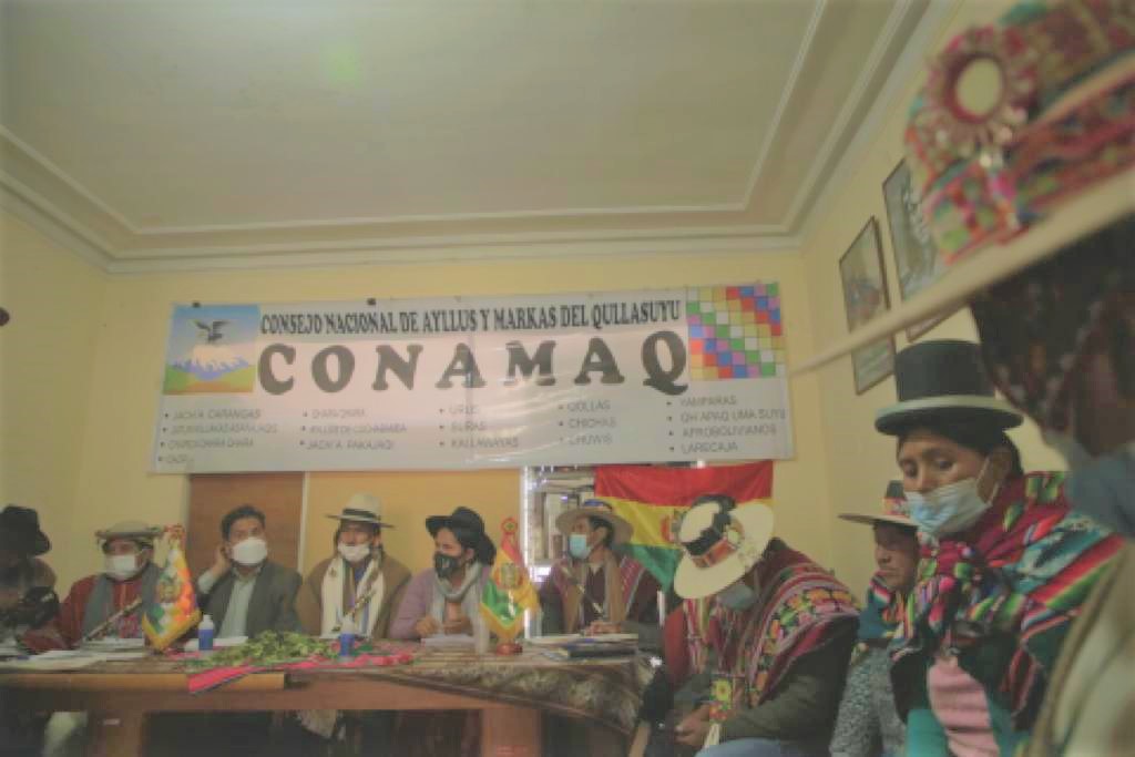 Gobierno y Conamaq acuerdan fortalecer vacunación y lucha contra el COVID-19 en pueblos originarios