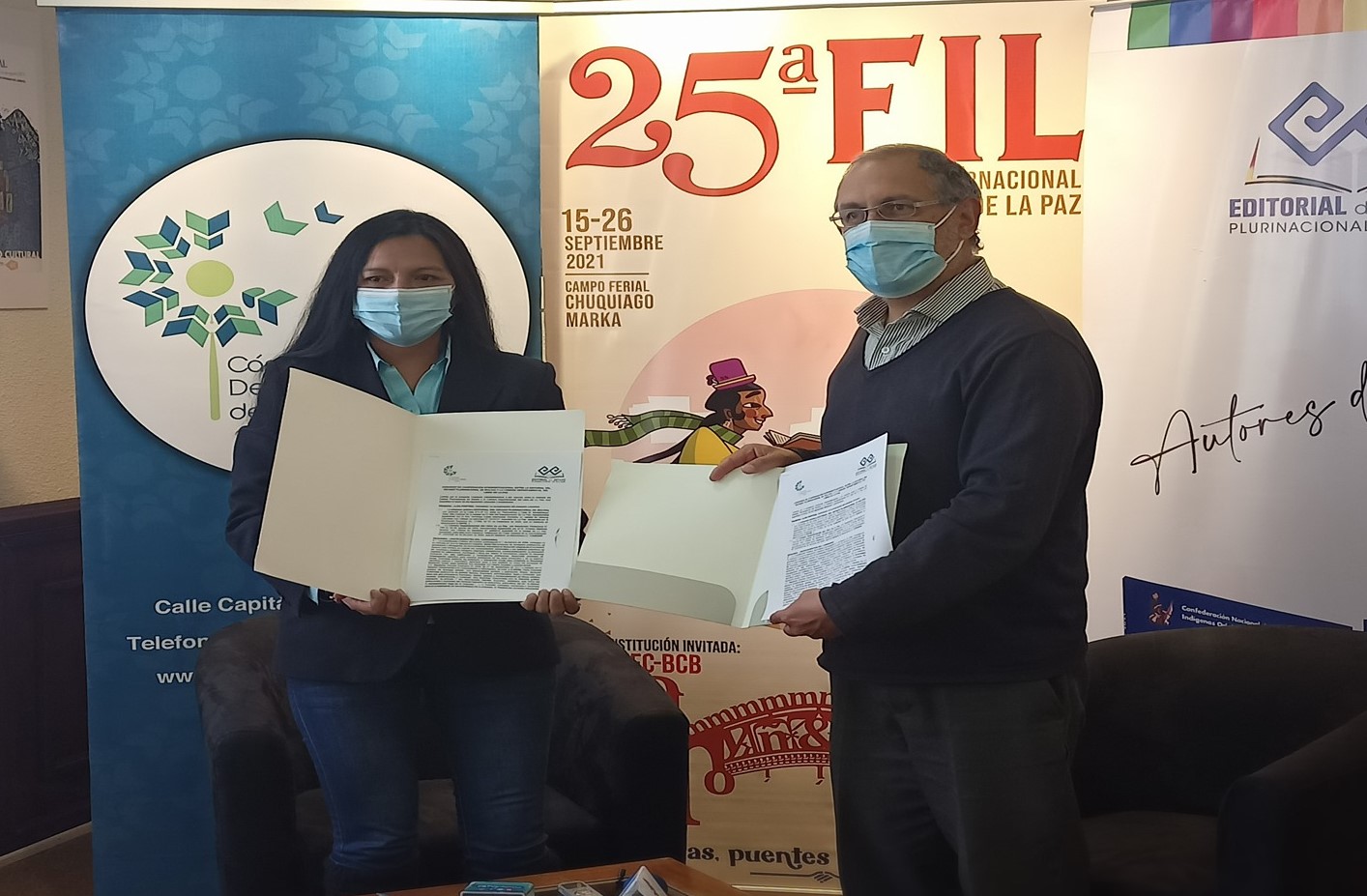 Editorial del Estado y la Cámara Departamental del Libro sellan alianza para fomentar la lectura