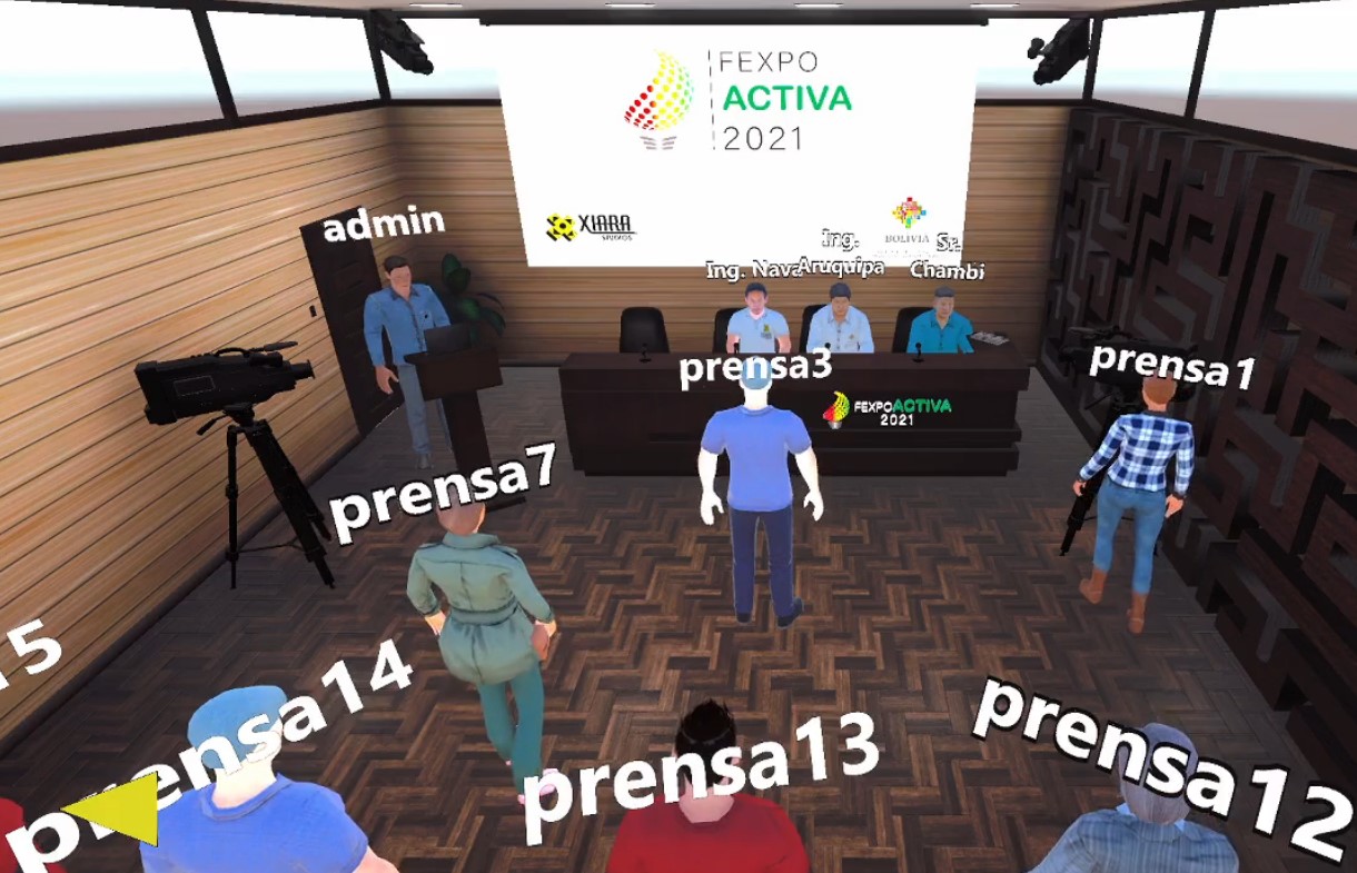 Desarrollo Productivo realiza la primera rueda de prensa en 3D para inaugurar la feria virtual Activa 2021