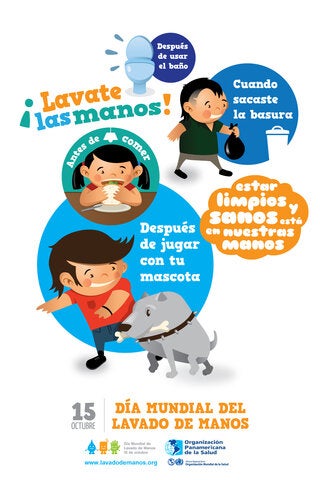 Bolivia se suma al Día Mundial del Lavado de Manos que se celebra mañana 15 de octubre