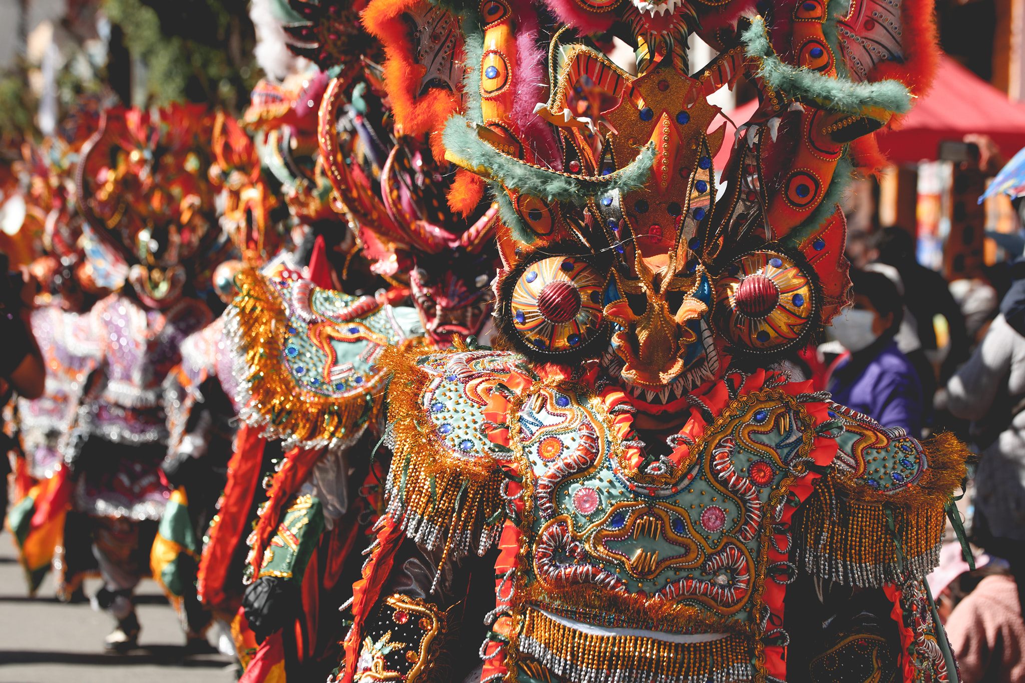 Bolivia reivindica la danza de la Diablada con una mini entrada de las cinco fraternidades del Carnaval de Oruro