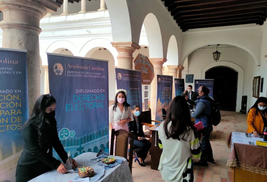 OEP y la USFXCH promueven el Diplomado en Derecho Electoral en el “mes de las democracias”