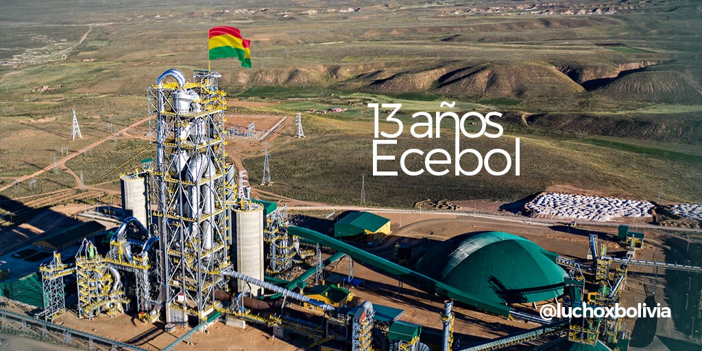 Presidente saluda los 13 años de creación de Ecebol y destaca los avances desde su reactivación