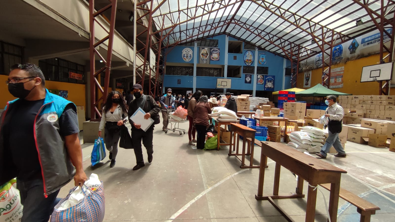 Emapa da inicio a la entrega de la Canasta Escolar en La Paz