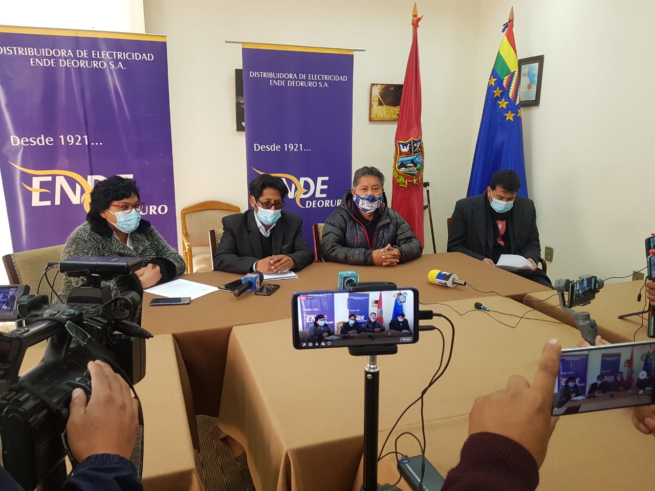 ENDE DEORURO denuncia daño económico de Bs 320.000 durante el gobierno de Áñez