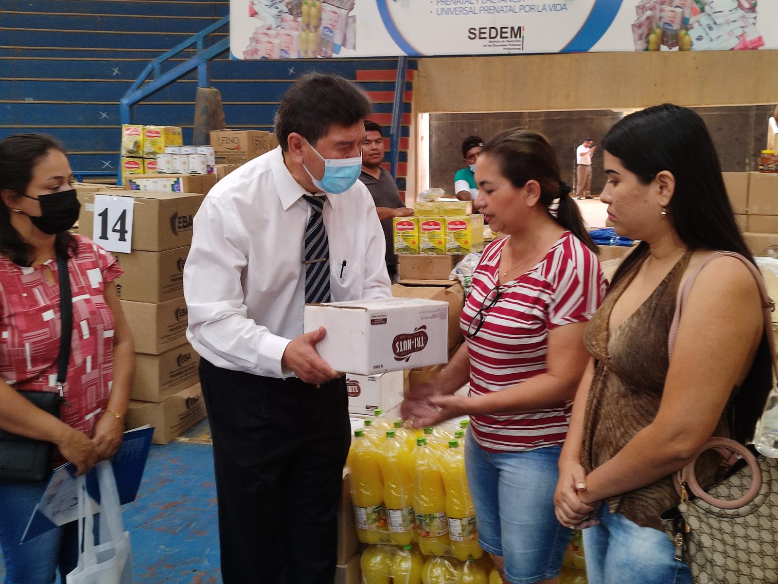 Ministerio de Salud entrega alimentos nutritivos a municipios, centros de acogida y orfanatos de Pando
