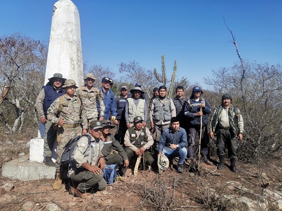Bolivia desarrolla demarcación de hitos en el sector oeste del límite internacional con Paraguay