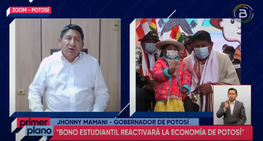 Potosí inicia entrega del bono estudiantil de Bs 500 y decide premiar al municipio que vacune a toda su población