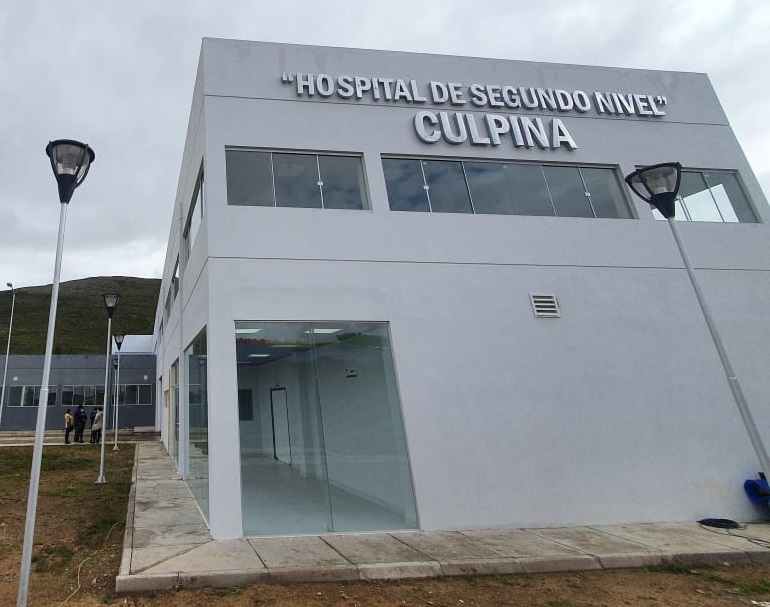 Presidente Arce entrega un hospital de segundo nivel en Culpina, Chuquisaca
