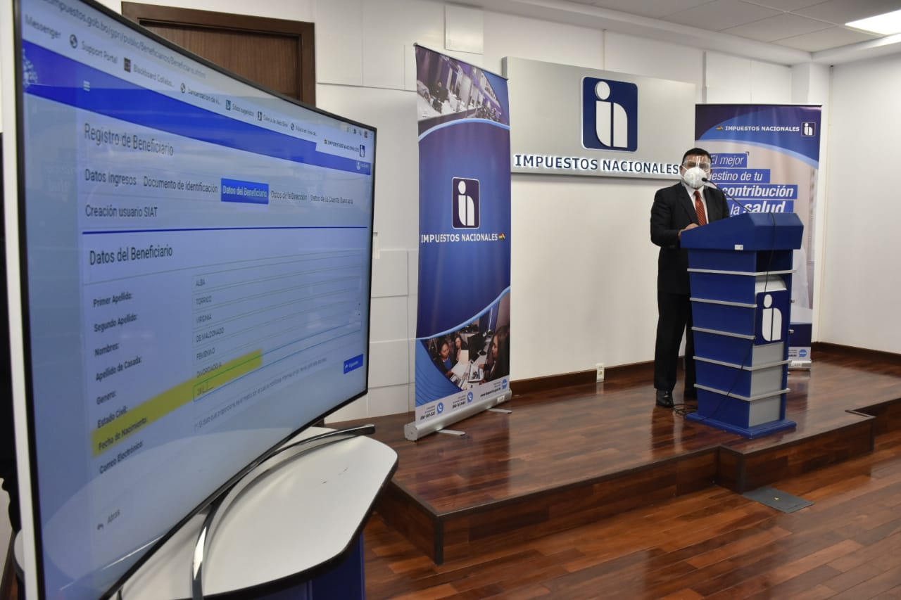 Impuestos Nacionales prevé desembolsar Bs 992 mil a primeros beneficiarios del reintegro del IVA