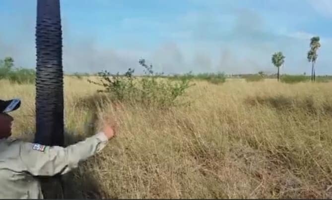 Calvimontes: Se usará los medios que sean necesarios para sofocar el incendio en el Parque Otuquis