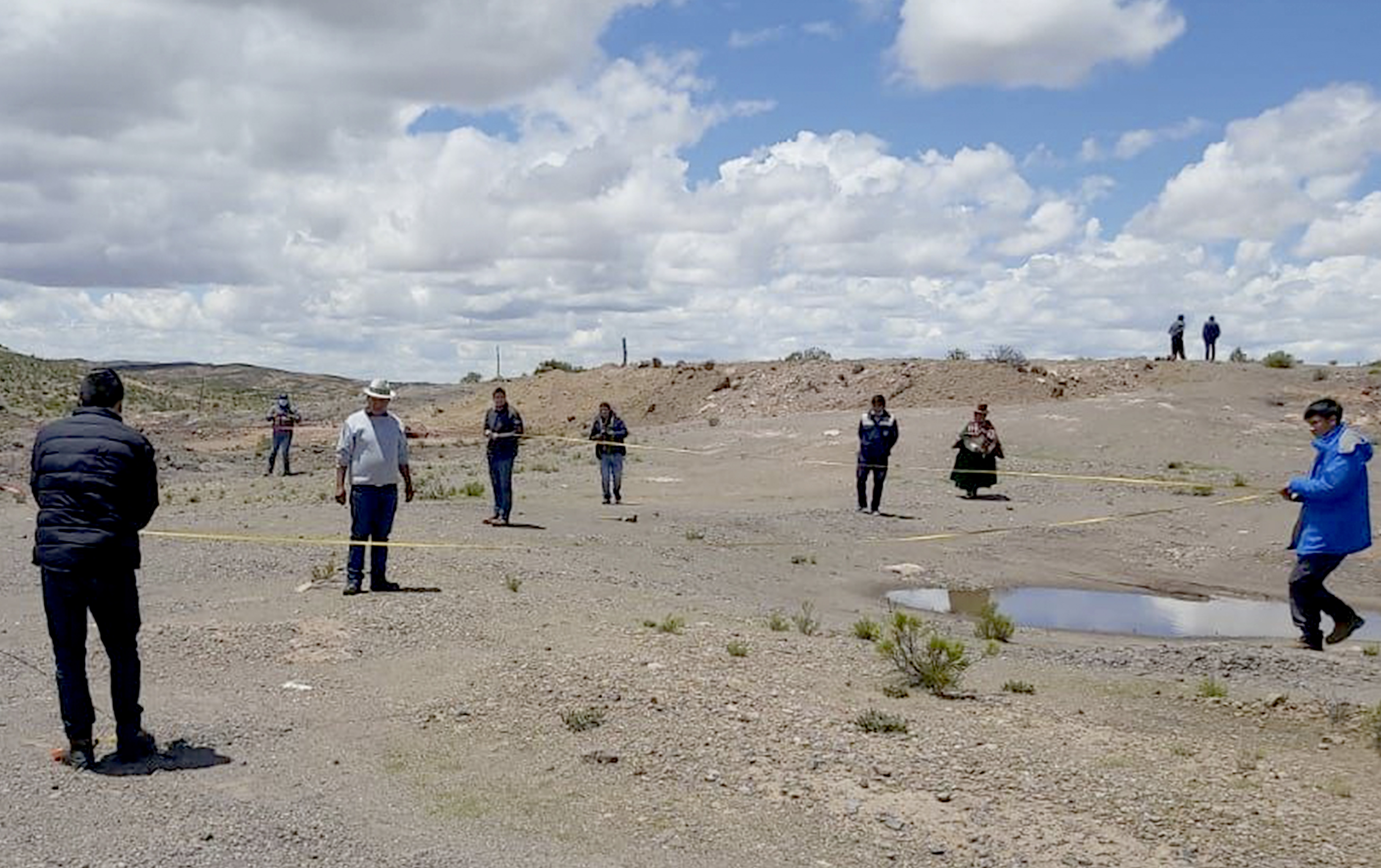Se inician obras civiles para la construcción de estación Radio Base de Entel en Pomata Ayte
