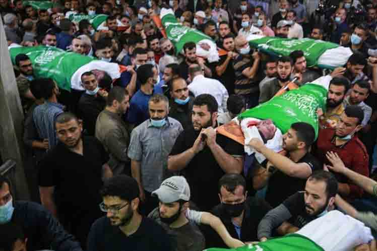 Ascienden a 248 las muertes en Palestina tras la agresión israelí