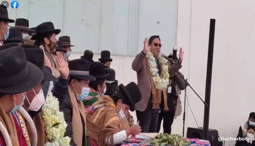 Presidente Arce inaugura la Escuela de Formación de Líderes y Lideresas para la Cultura de la Vida y la Paz