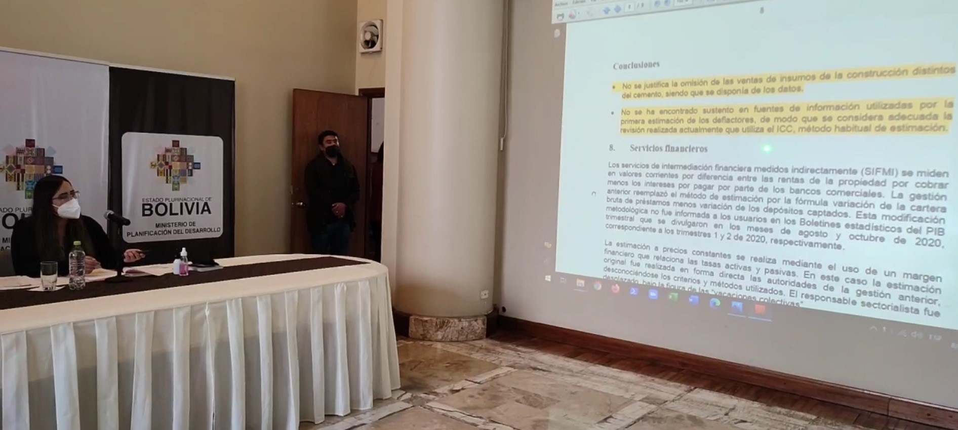 Gobierno denuncia que régimen de Jeanine Áñez manipuló datos estadísticos de decrecimiento económico