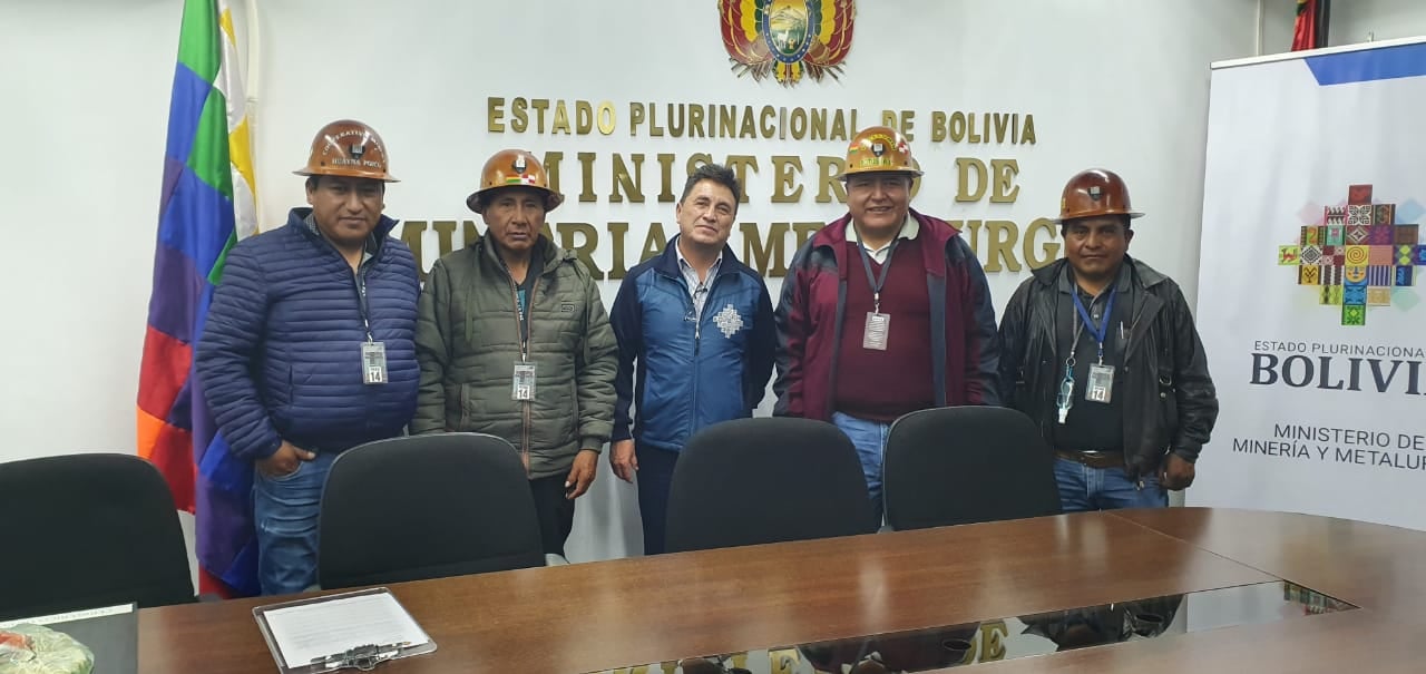 Gobierno y cooperativas mineras de Potosí y Chuquisaca coordinan trabajo conjunto